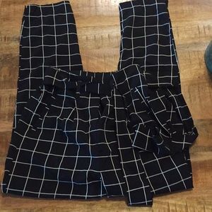 Fashion Nova window pane hi-waisted dress pants